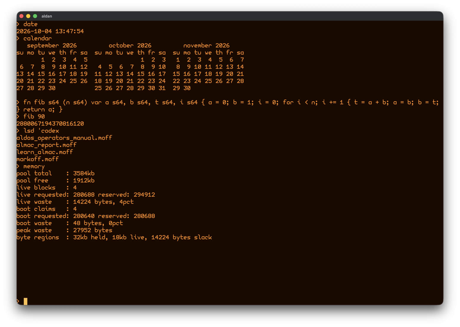 aldos repl